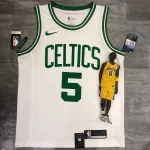 Boston Celtics Retro Kevin Garnett #5 White Men’s Jersey