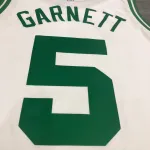Boston Celtics Retro Kevin Garnett #5 White Men’s Jersey