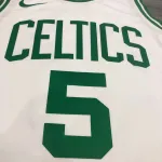 Boston Celtics Retro Kevin Garnett #5 White Men’s Jersey