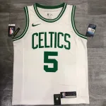 Boston Celtics Retro Kevin Garnett #5 White Men’s Jersey