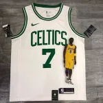 Boston Celtics Retro Jaylen Brown #7 White Men’s Jersey