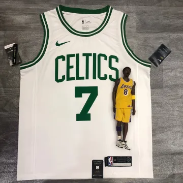 Boston Celtics Retro Jaylen Brown #7 White Men's Jersey