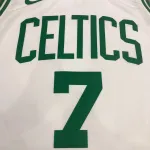 Boston Celtics Retro Jaylen Brown #7 White Men’s Jersey