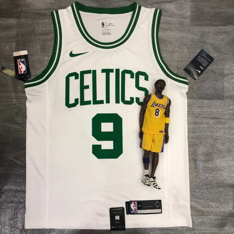 Boston Celtics Retro Rajon Rondo #9 White Men’s Jersey