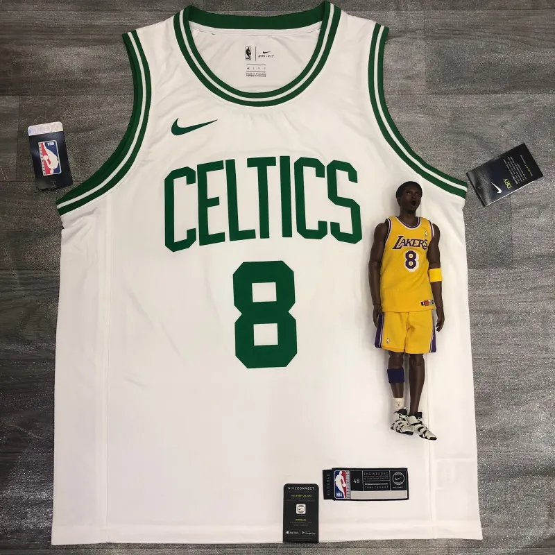Boston Celtics Retro Kemba Walker #8 White Men’s Jersey