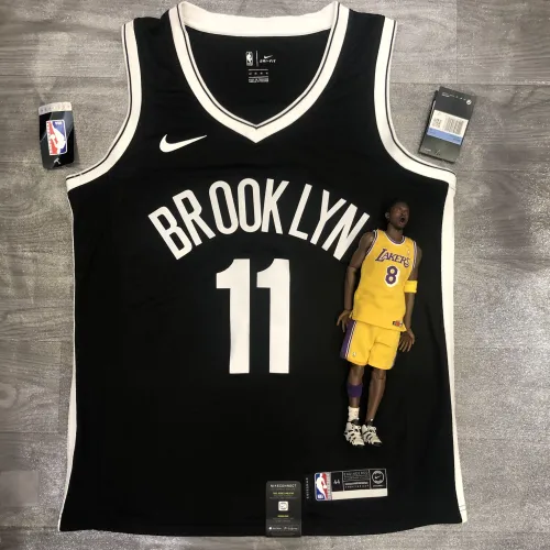 Maglia Brooklyn Nets con scollo a V Kyrie Irving #11 Uomo
