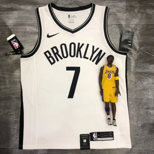 Brooklyn Nets V-hals Kevin Durant #7 herenjersey
