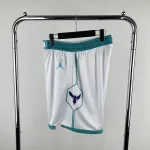 Charlotte Hornets White Men’s Shorts