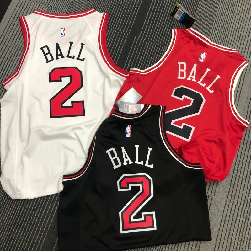 Chicago Bulls Lonzo Ball #2 Men’s Jersey