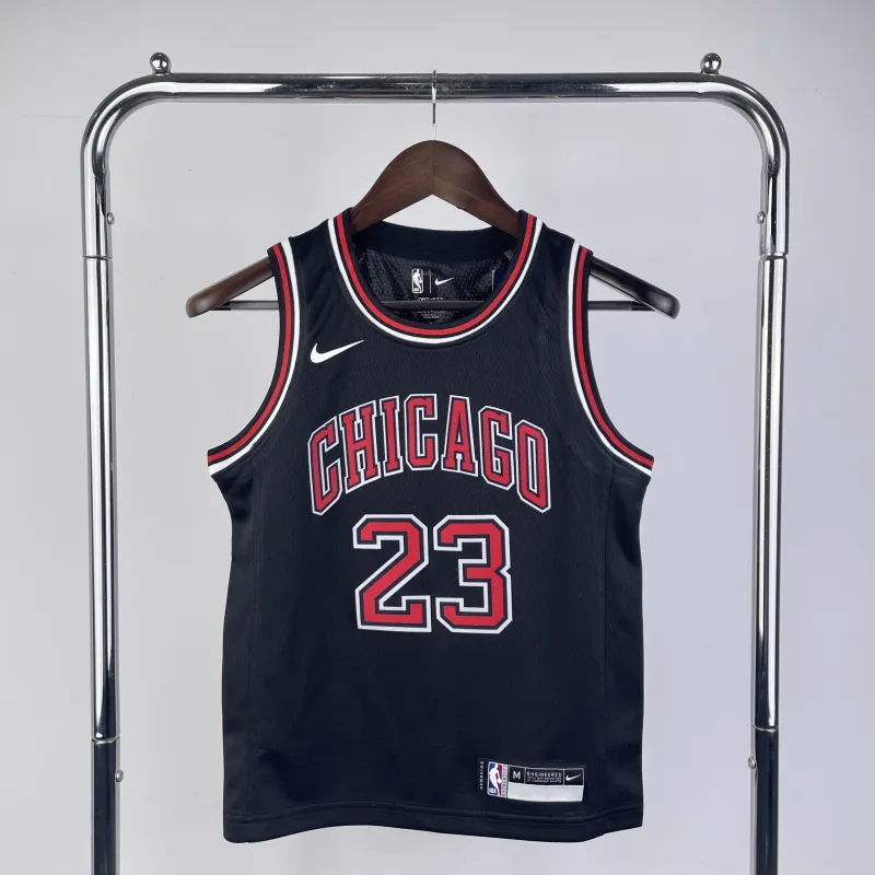 Chicago Bulls Michael Jordan #23 Youth Black Jersey
