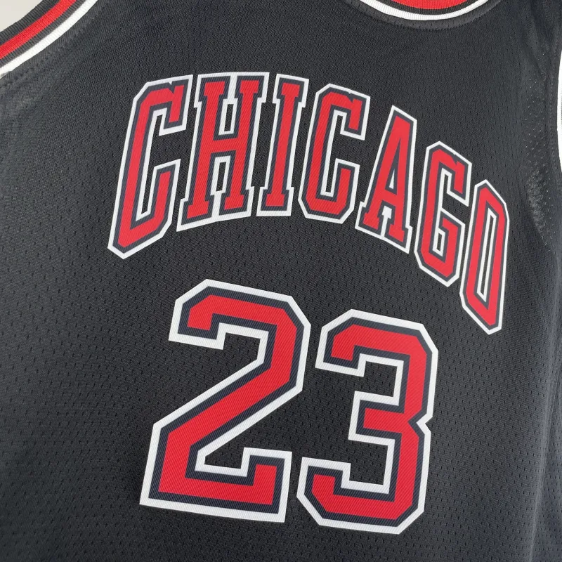 Chicago Bulls Michael Jordan #23 Youth Black Jersey