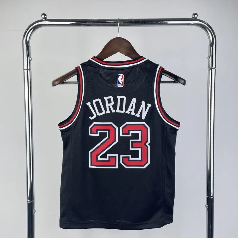 Chicago Bulls Michael Jordan #23 Youth Black Jersey