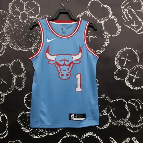 Maglia Chicago Bulls Derrick Rose #1 Uomo