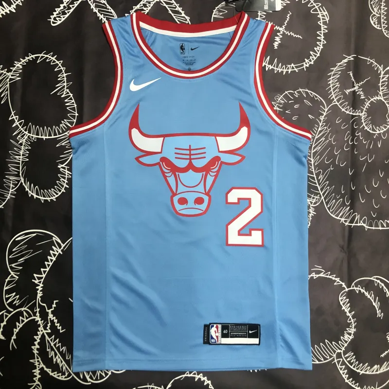 Camiseta de hombre de los Chicago Bulls de Lonzo Ball (#2)