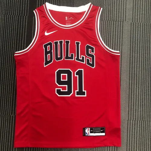 Chicago Bulls Dennis Rodman #91 Heren Jersey