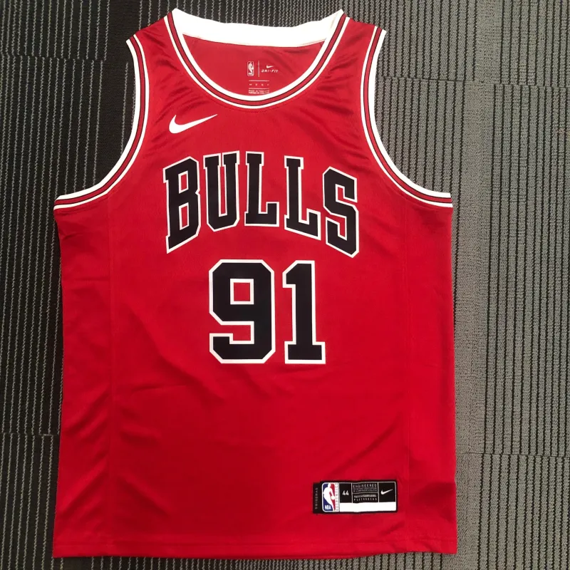 Maglia da uomo dei Chicago Bulls Dennis Rodman #91