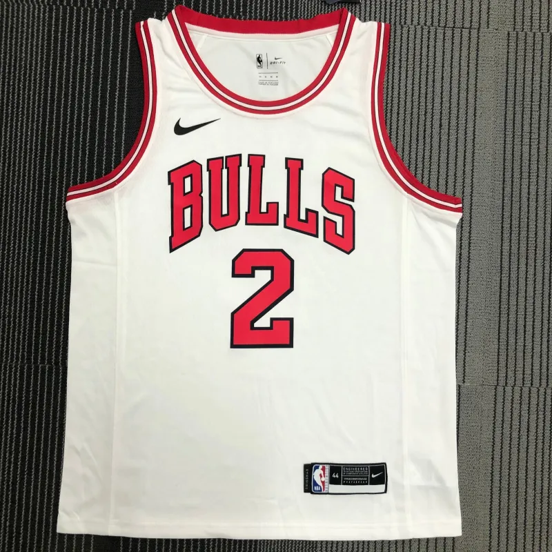 Camiseta de hombre de los Chicago Bulls de Lonzo Ball, #2