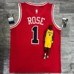 Camiseta de hombre de los Chicago Bulls de Derrick Rose (1 punto, 5 tiros, 1 asistencia)