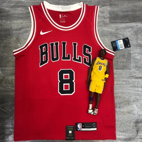 Camisola dos Chicago Bulls Zach LaVine #8 para homem
