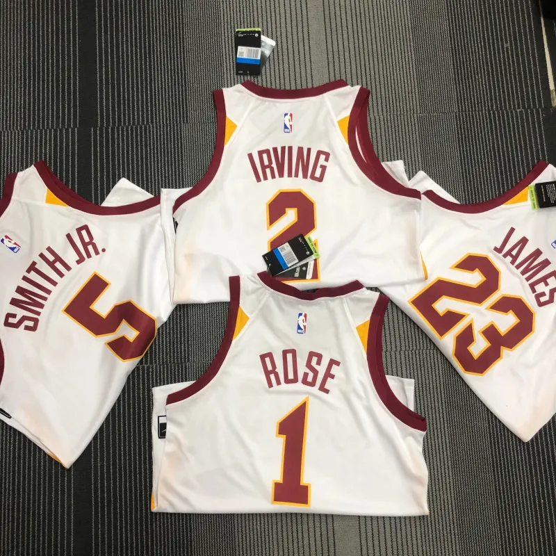 Cleveland Cavaliers White Derrick Rose #1 Men’s Jersey