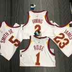 Cleveland Cavaliers White Derrick Rose #1 Men’s Jersey