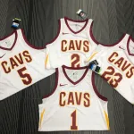 Cleveland Cavaliers White Derrick Rose #1 Men’s Jersey