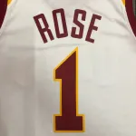 Cleveland Cavaliers White Derrick Rose #1 Men’s Jersey
