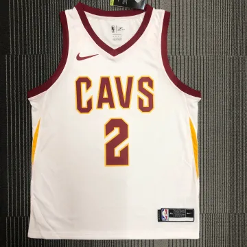 Cleveland Cavaliers White Kyrie Irving #2 Men's Jersey