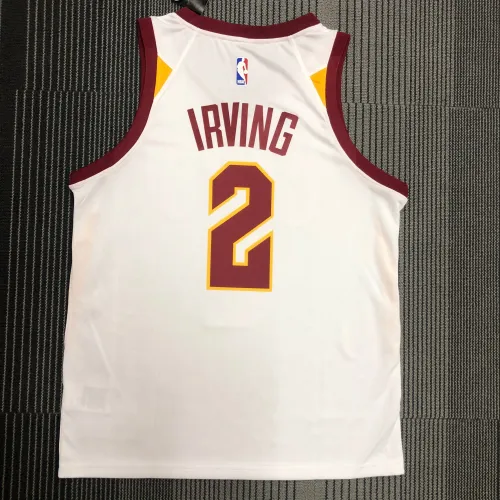 Cleveland Cavaliers White Kyrie Irving #2 Men’s Jersey