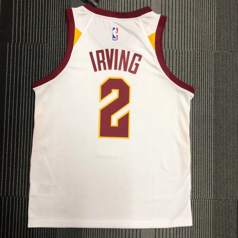 Cleveland Cavaliers White Kyrie Irving #2 Men’s Jersey