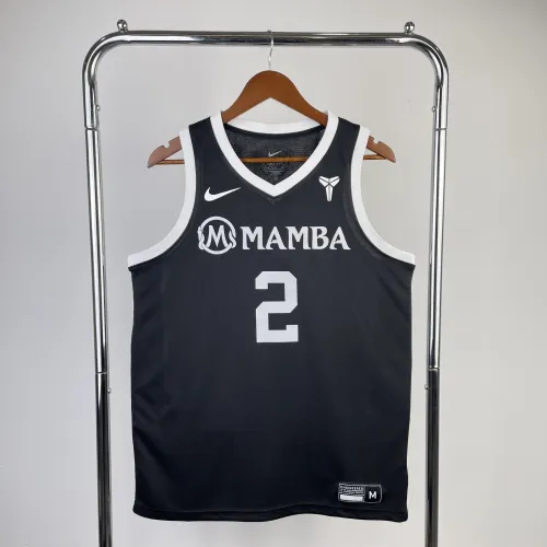 Maillot Hommes Los Angeles Lakers Lonzo Ball #2 Noir