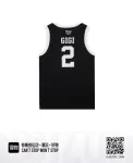 Los Angeles Lakers Lonzo Ball #2 Camiseta negra de hombre