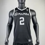 Los Angeles Lakers Lonzo Ball #2 Camiseta negra de hombre