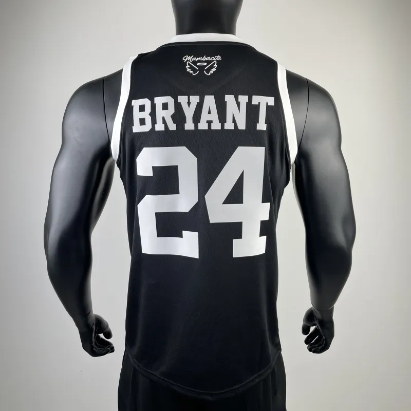 Maglia da uomo Los Angeles Lakers Kobe Bryant #24 Nero