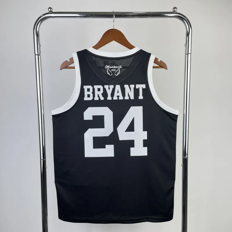 Maglia da uomo Los Angeles Lakers Kobe Bryant #24 Nero