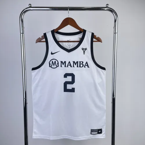 Los Angeles Lakers Lonzo Ball #2 Weiß Herren Trikot