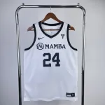 Los Angeles Lakers Kobe Bryant #24 White Men's Jersey