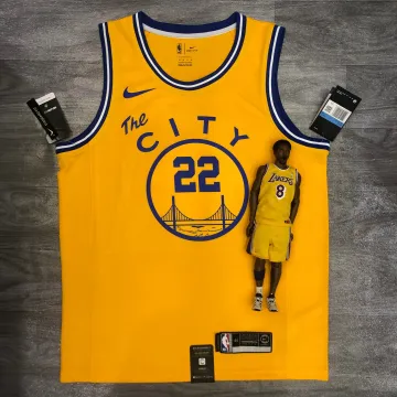 Maglia Golden State Warriors Yellow Andrew Wiggins #22 Uomo