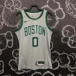 Camiseta gris de hombre de Jayson Tatum (#0) de los Boston Celtics Boston Celtics Jayson Tatum #0 Gray Men’s Jersey