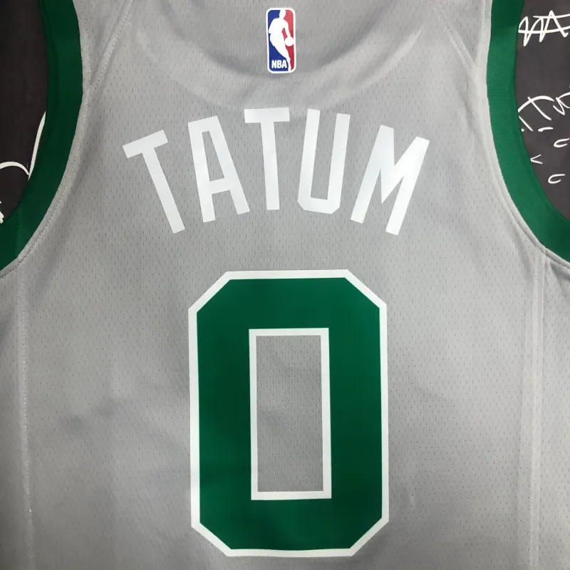 Boston Celtics Jayson Tatum #0 Gray Men’s Jersey