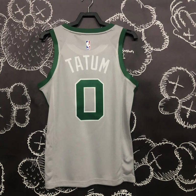 Boston Celtics Jayson Tatum #0 Gray Men’s Jersey