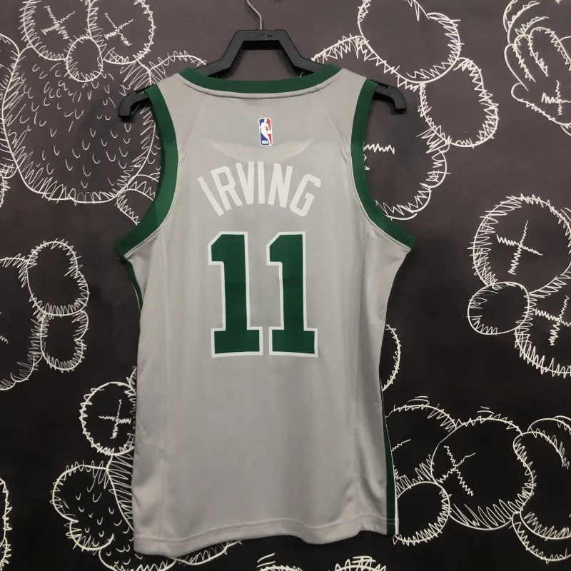 Boston Celtics Kyrie Irving #11 Gray Men’s Jersey