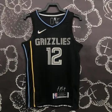 Camisola de homem Ja Morant #12 Memphis Grizzlies Earned Edition