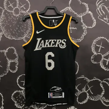 Los Angeles Lakers Earned Edition LeBron James #6 Men's Jersey