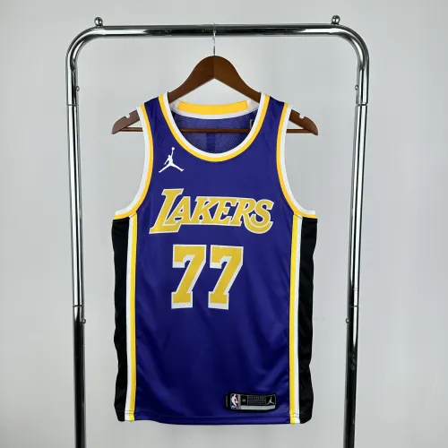 Los Angeles Lakers Jordan Edition Luka Doncic #77 Herren-Trikot