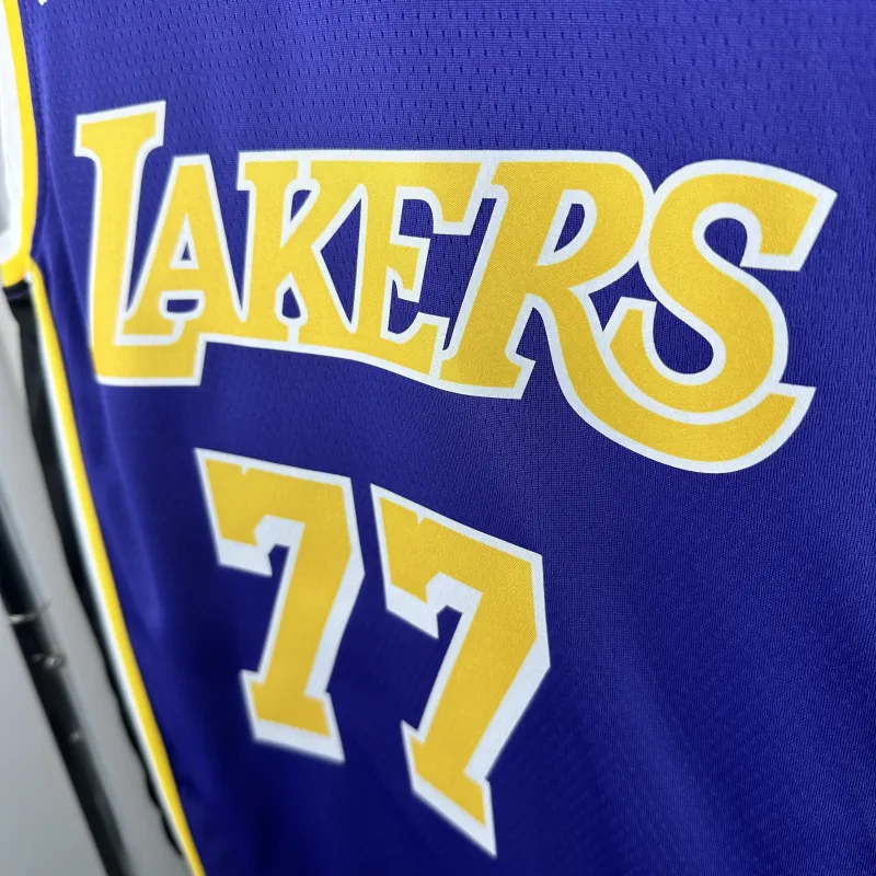 Los Angeles Lakers Jordan Edition Luka Doncic #77 Men’s Jersey
