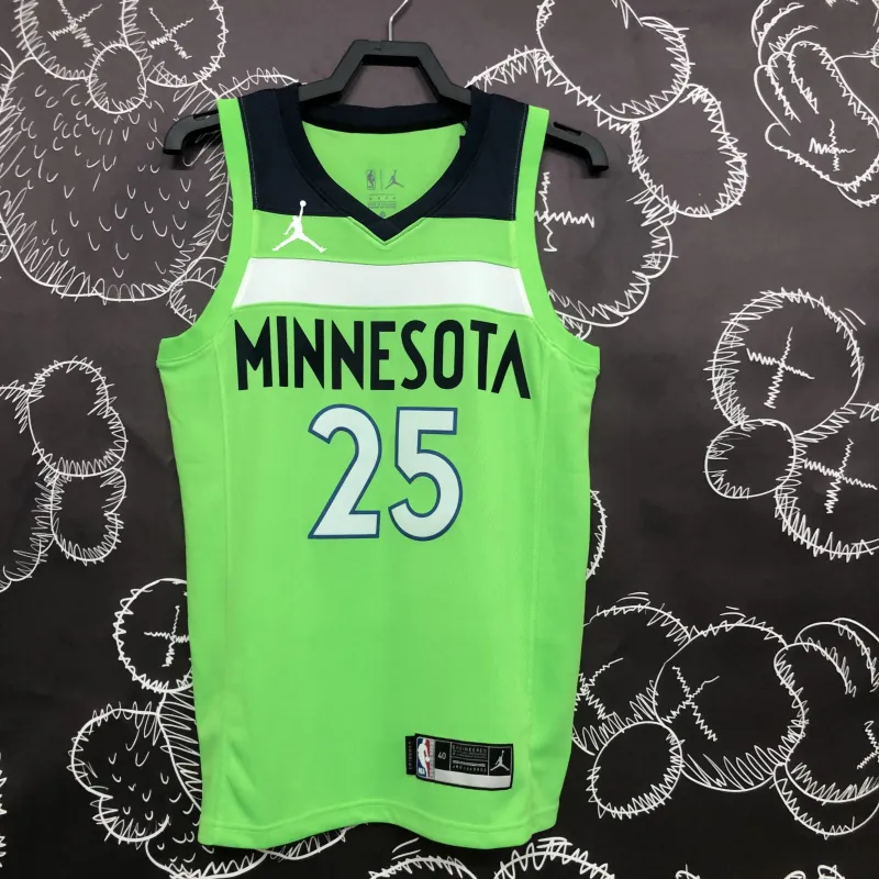 Minnesota Timberwolves Derrick Rose #25 Men’s Jersey