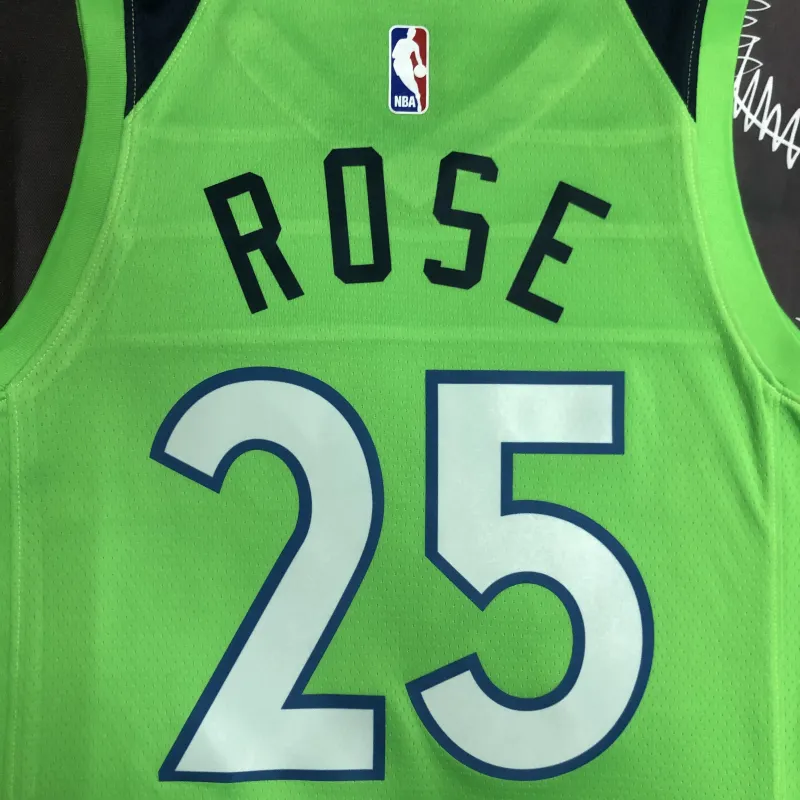 Minnesota Timberwolves Derrick Rose #25 Men’s Jersey