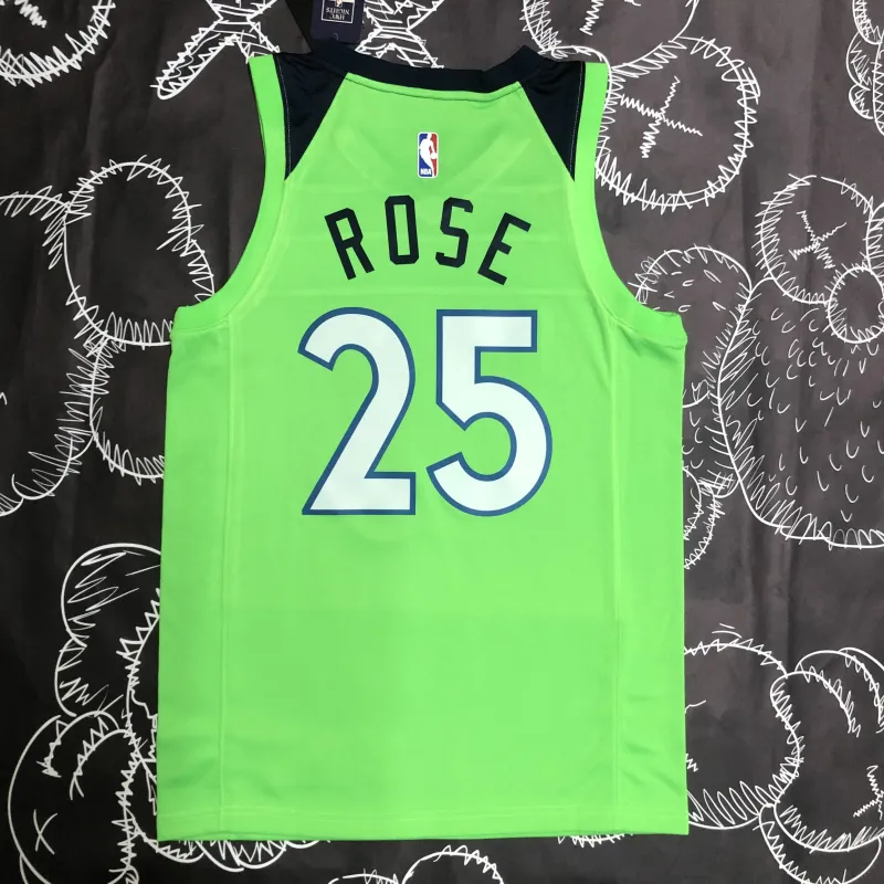 Minnesota Timberwolves Derrick Rose #25 Men’s Jersey