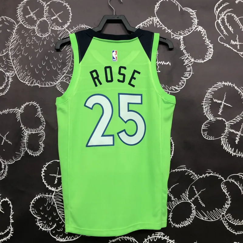 Minnesota Timberwolves Derrick Rose #25 Men’s Jersey